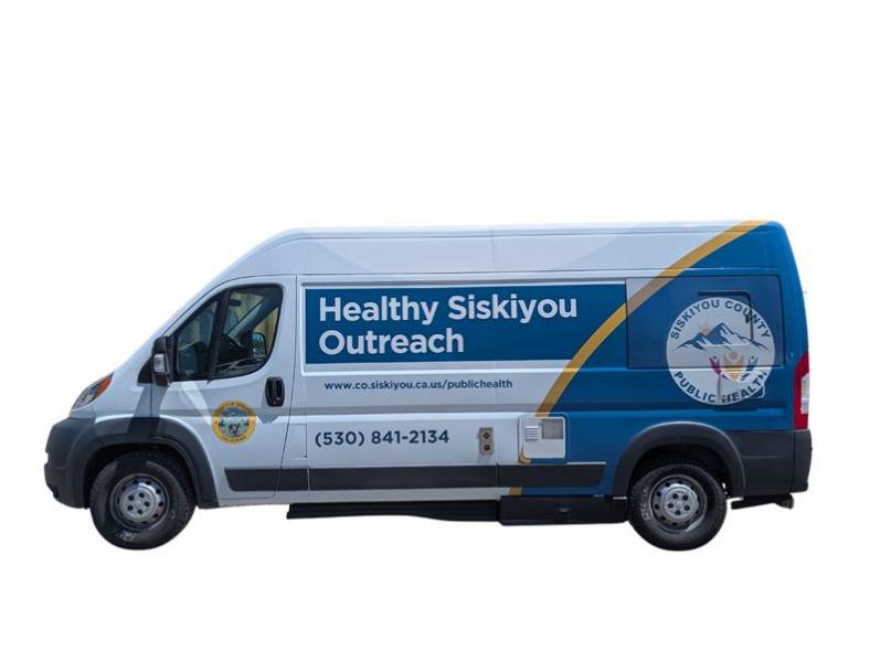 Siskiyou County Public Health's outreach van